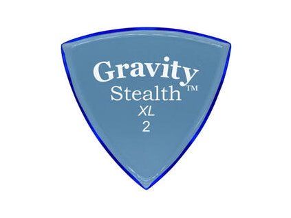 Gravity Picks GSSX2P Stealth XL 2.0mm Polished Blue