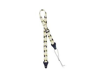 Ortega OUS-GRFL Ukulele Strap Green Flower
