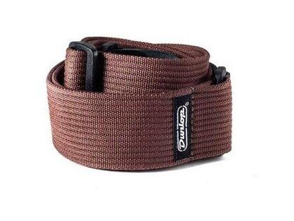 Dunlop D27-01BR Ribbed Cotton Strap Chocolate