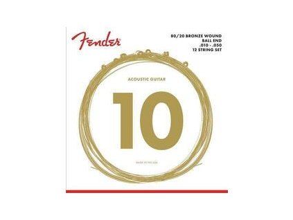 Fender 70-12L 80/20 Bronze Ball End 10-48
