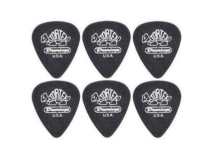 Dunlop 488R 1.14 Tortex Black Gold Standard 6 Pack