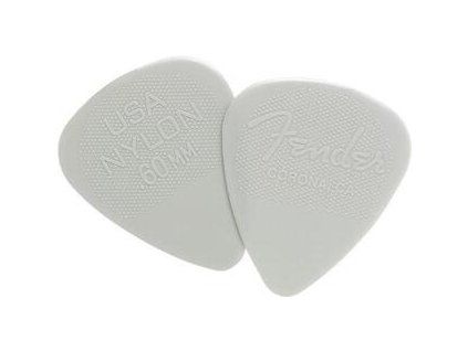 Fender 351 Shape Nylon Pick .60 mm Light Gray 12 Pack
