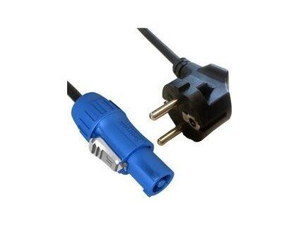 ADJ MPC Powercon - CEE 7/7 Black-Blue 2 m