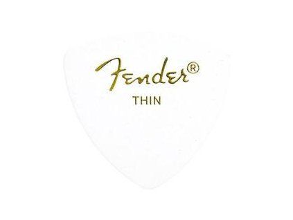 Fender 346 Shape White Thin 12 Pack