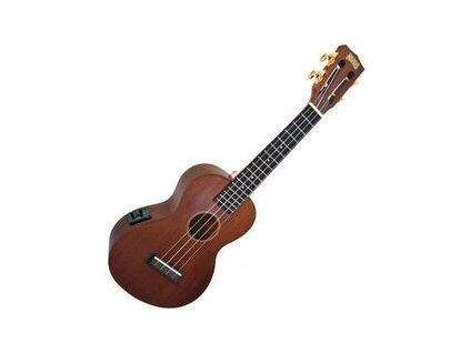 Mahalo Electric-Acoustic Ukulele Trans Brown (B-Stock) Bottom and