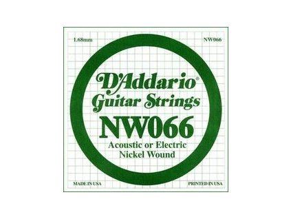 D'Addario Single XL 066 Single Guitar String