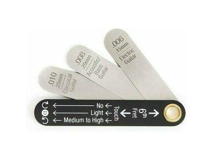 MusicNomad MN600 Precision Truss Rod Gauge w/ Pick Capo