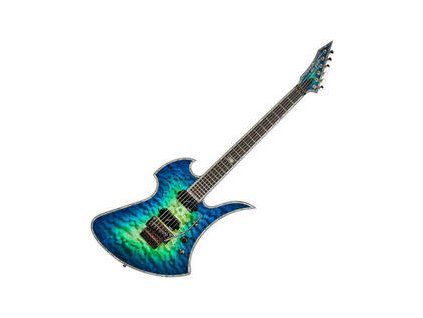 BC RICH Mockingbird Extreme Exotic FR Cyan Blue