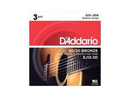 D'Addario EJ12-3D
