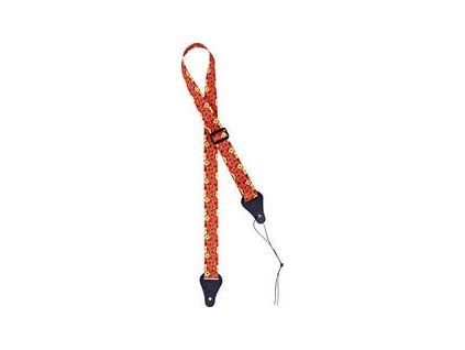 Ortega OUS-ORFL Ukulele Strap Orange Flower