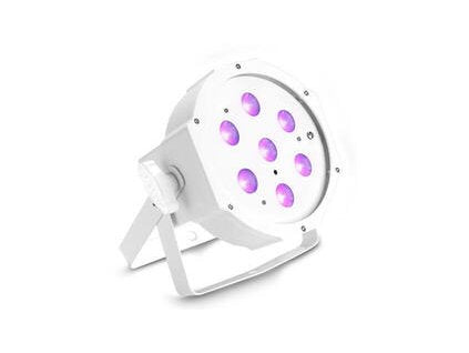 Cameo Flat Par Can 7X3W UV WH