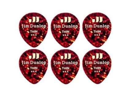 Dunlop 485R-05TH Celluloid Teardrop Shell Thin