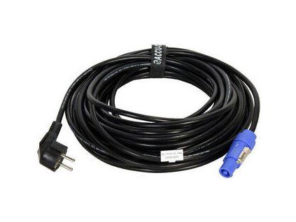Accu Cable Power Con Schuko Black 15 m
