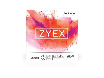 D'Addario DZ311 4/4M Zyex E Violin Strings