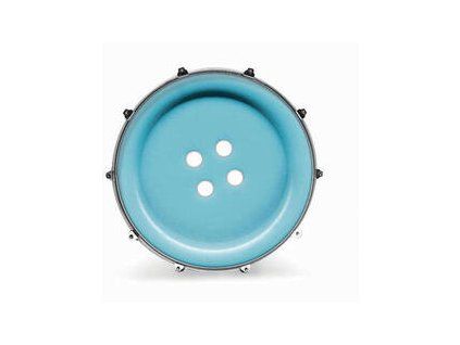 Evans 24" PHOTOGRAPHY BUTTON Resonant Drum Head